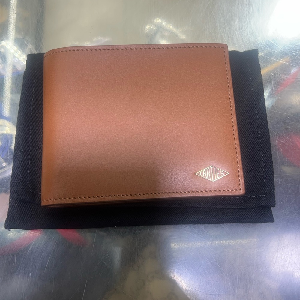 Cartier Tan Leather Wallet